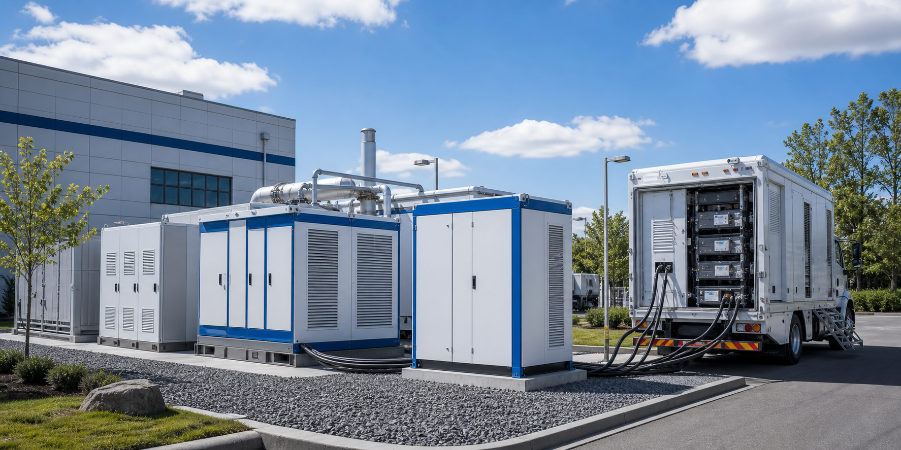 Modular hydrogen power systems deployed outdoors and for mobile emergency power