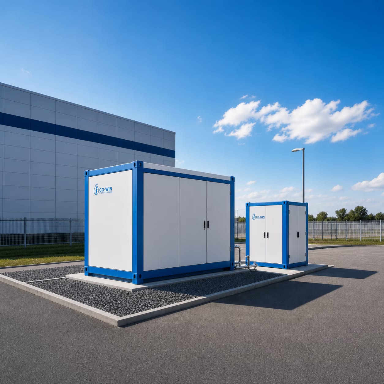 Stationary and mobile CO-WIN hydrogen production systems