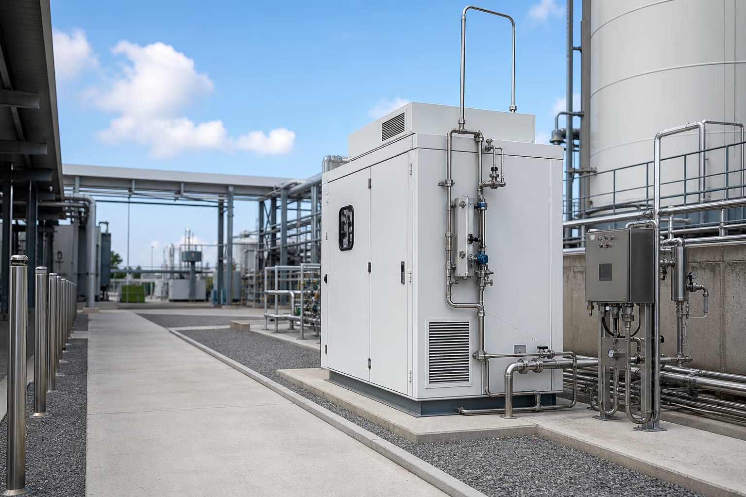 Fixed hydrogen supply application