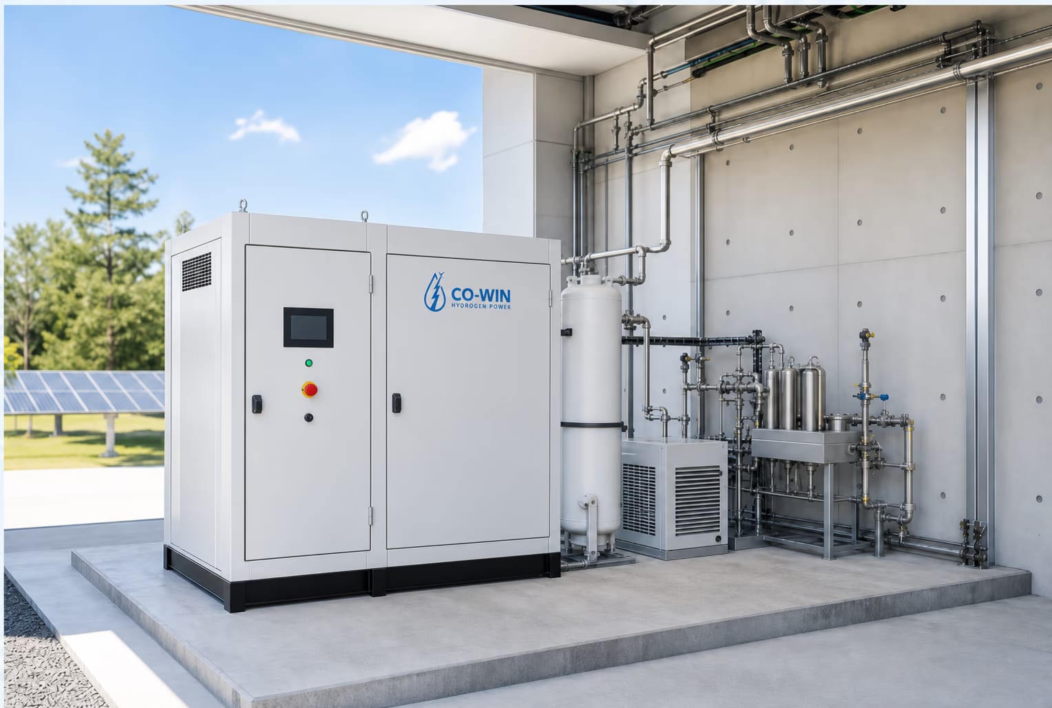 On-demand hydrogen application