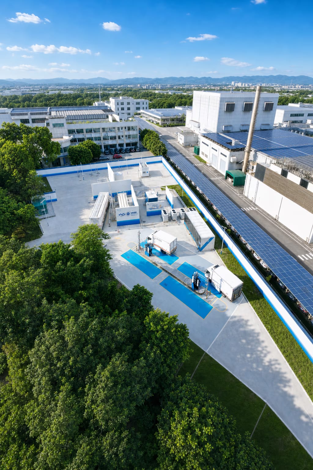 Methanol reforming hydrogen production and refueling station