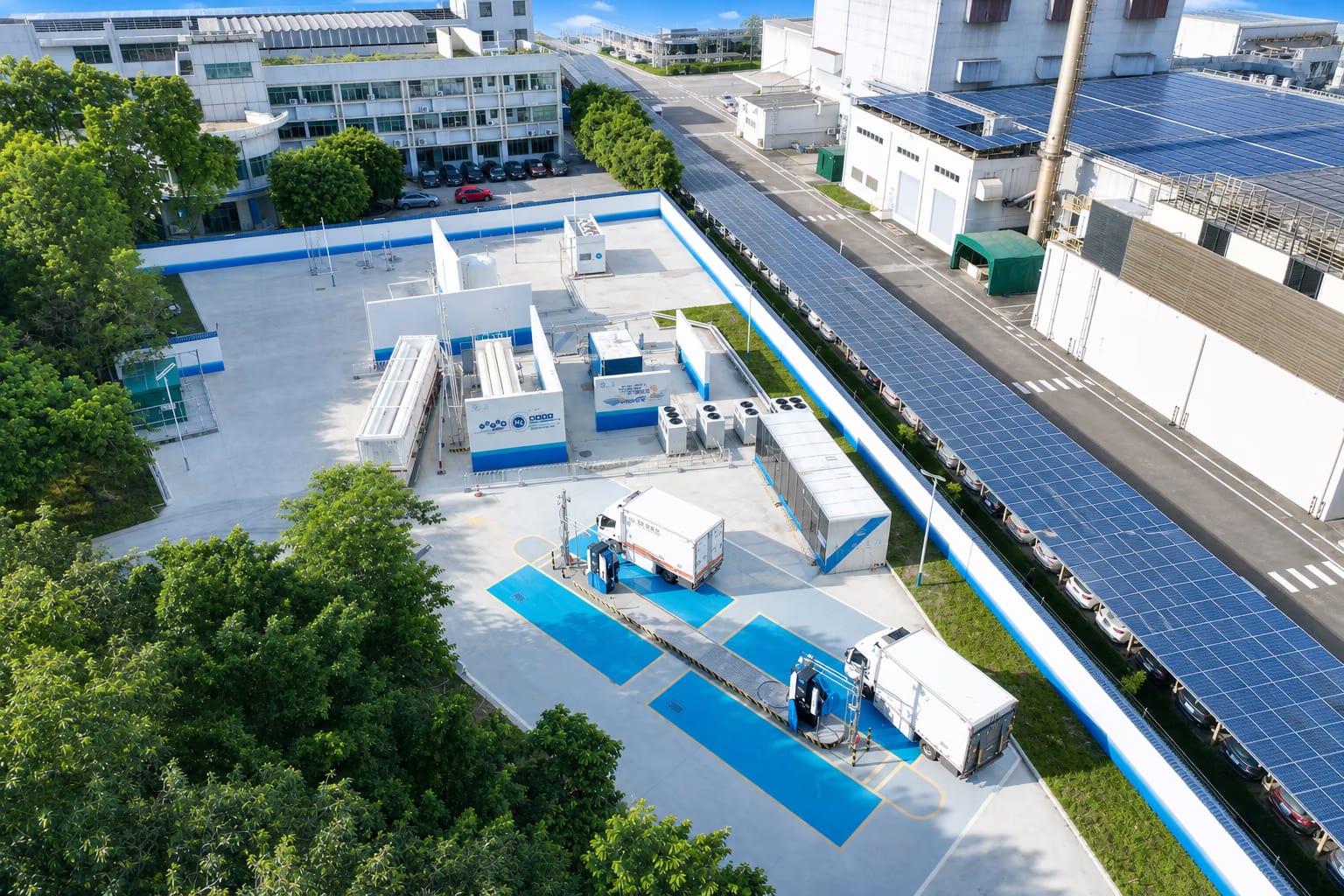Hydrogen production and refueling station solution